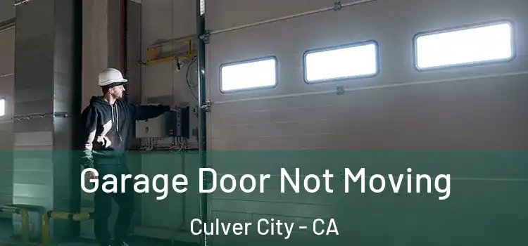  Garage Door Not Moving Culver City - CA